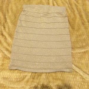 Short grey skirt